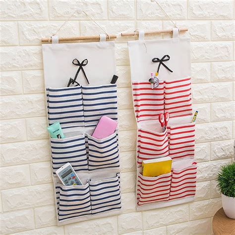 plastic hanging storage pockets